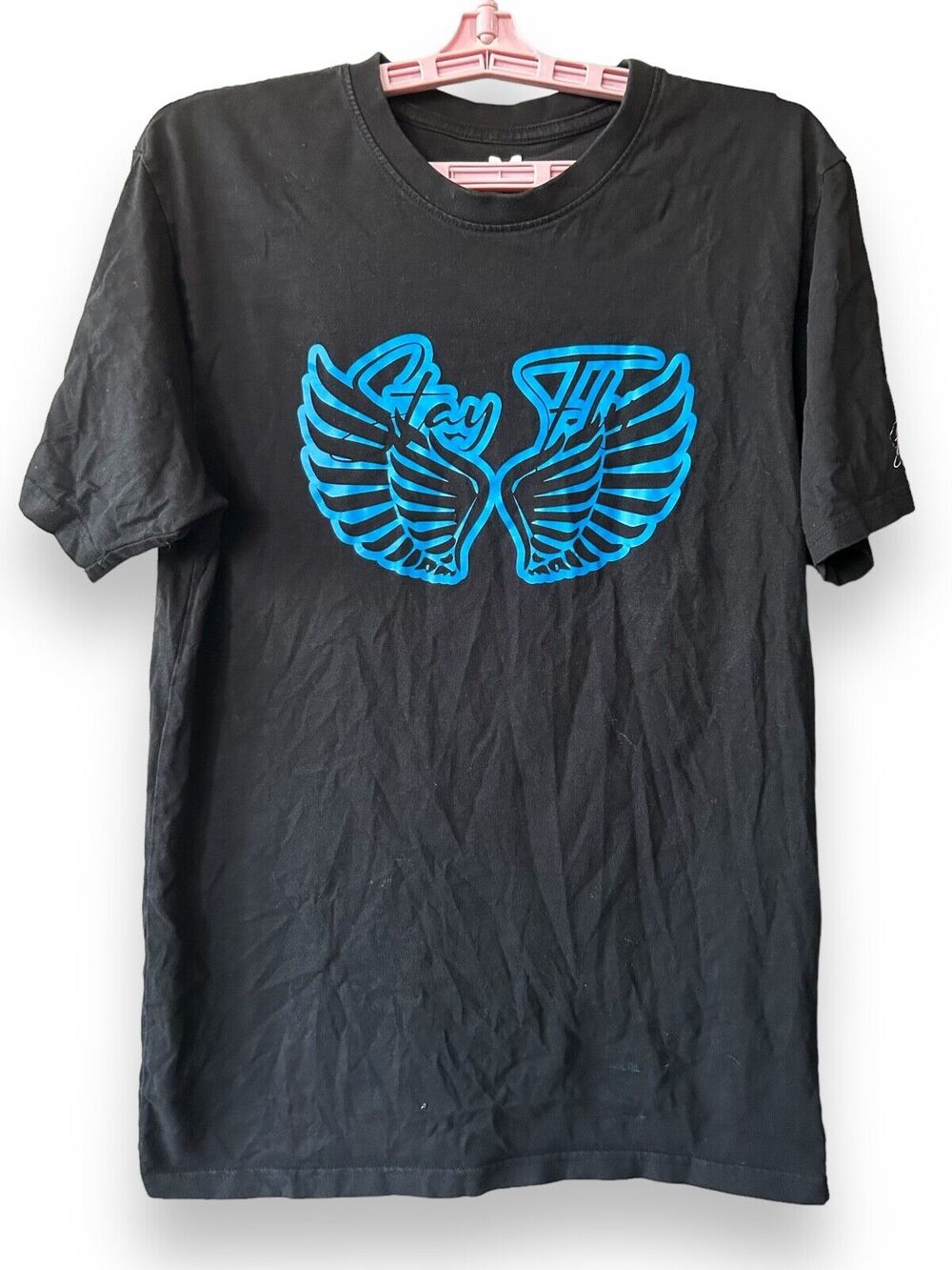 Stay Fly Black T shirt Love yourself first Size Medium